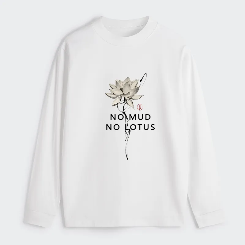 Tokyo-Tiger Japanese Zen Lotus Classic Long Sleeve T-Shirt Sale