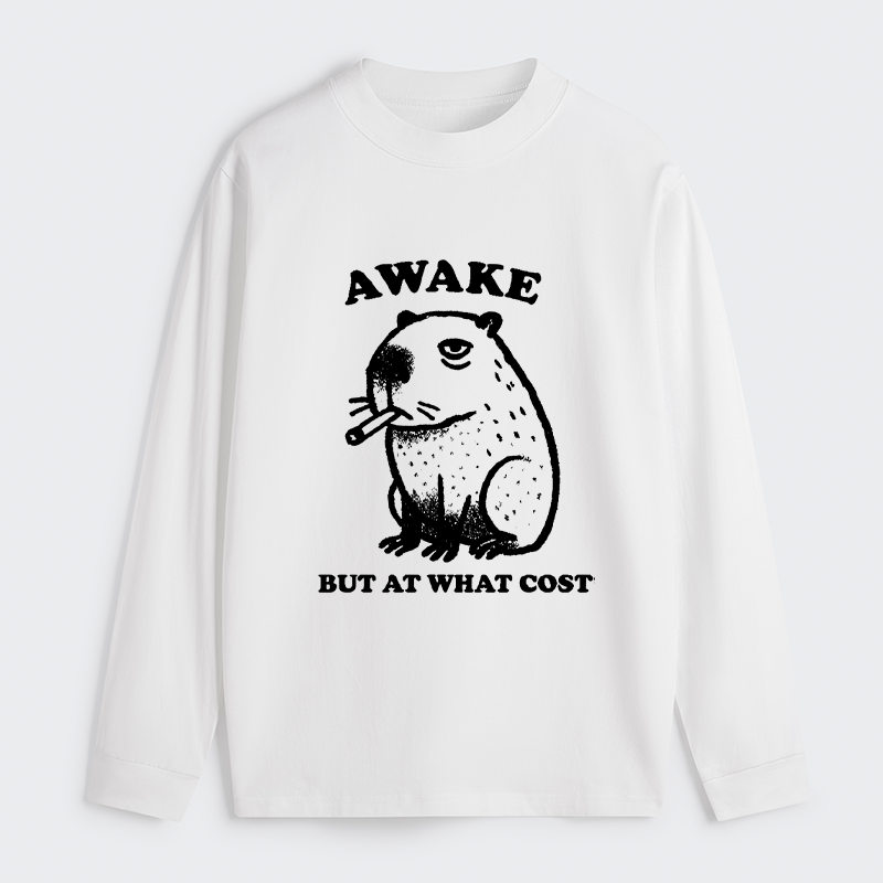 Tokyo-Tiger Smoking Capybara Classic Long Sleeve T-Shirt