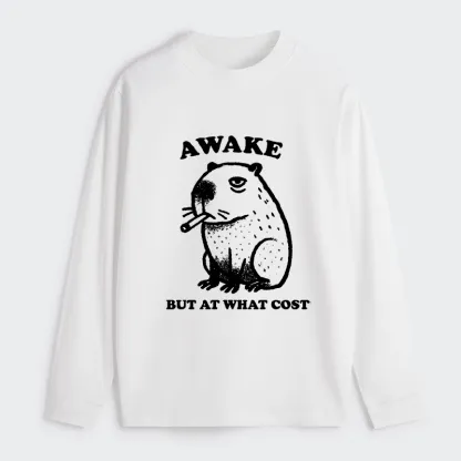 Tokyo-Tiger Smoking Capybara Classic Long Sleeve T-Shirt