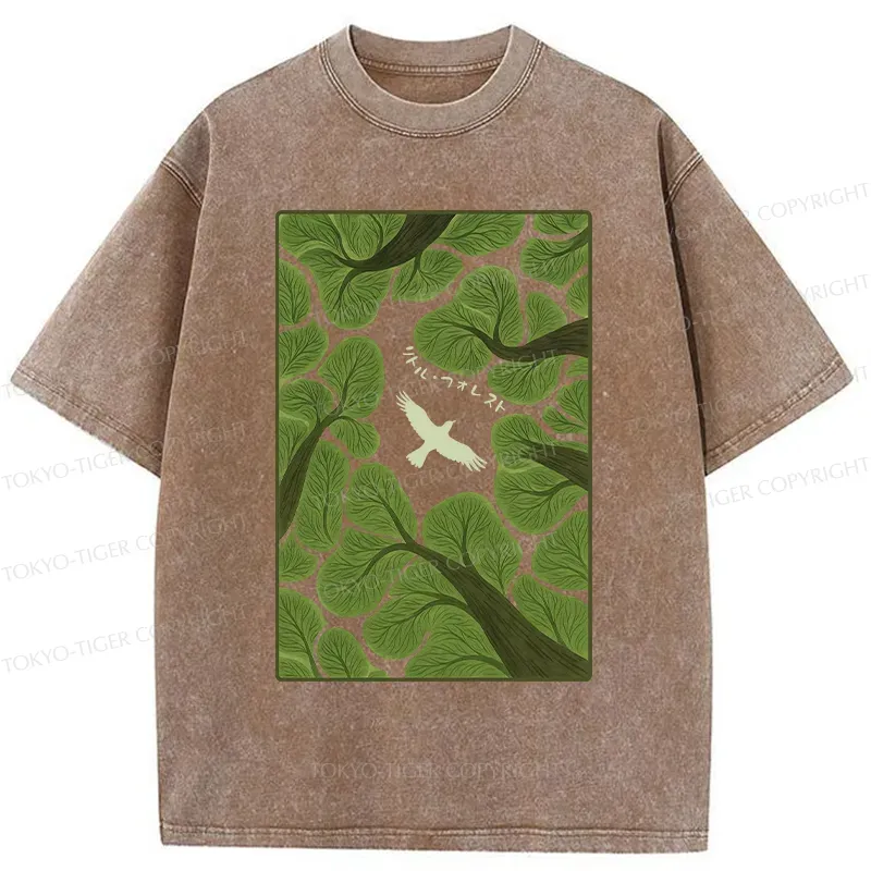 Tokyo-Tiger Free Bird Washed T-Shirt