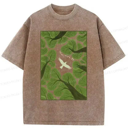 Tokyo-Tiger Free Bird Washed T-Shirt