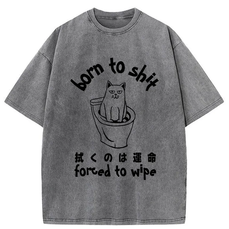 Tokyo-Tiger Forced To Wipe Washed T-Shirt