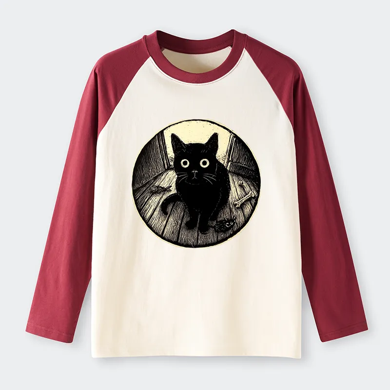 [Copy]Tokyo-Tiger More Spaghetti Less Upsetti Goose Raglan Long Sleeve T-shirt