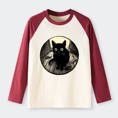 [Copy]Tokyo-Tiger More Spaghetti Less Upsetti Goose Raglan Long Sleeve T-shirt