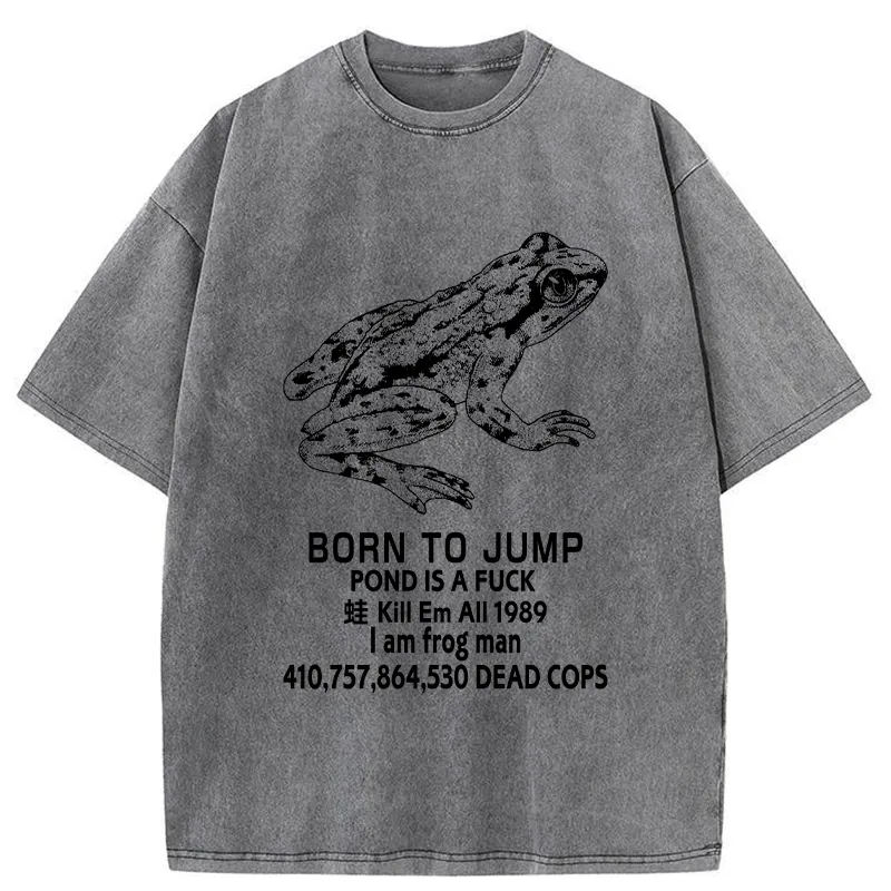 Tokyo-Tiger Born To Jump Washed T-Shirt