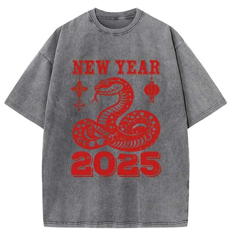 Tokyo-Tiger New Year 2025 Washed T-Shirt