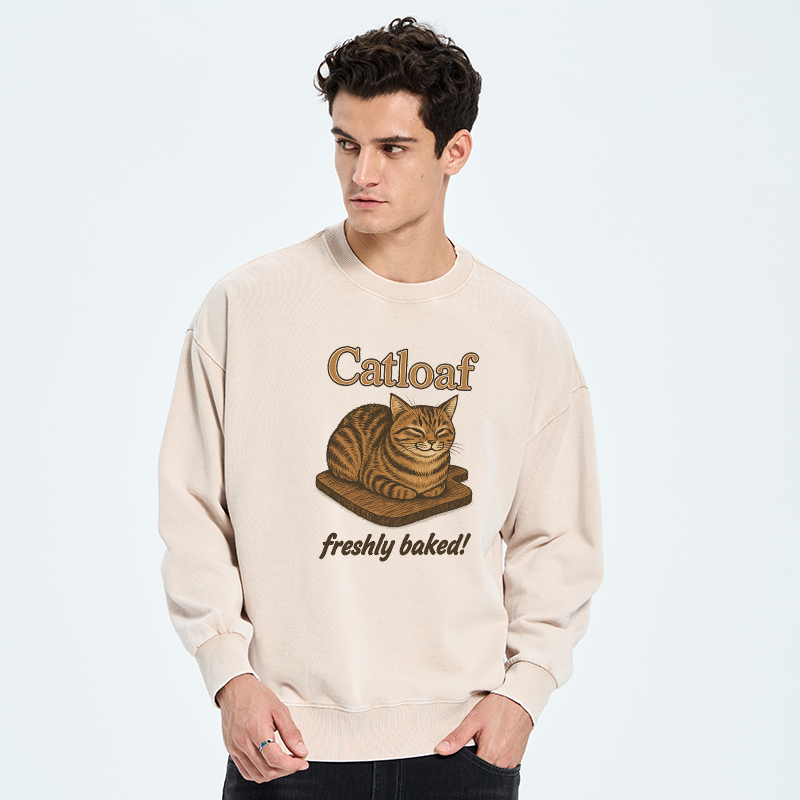 Tokyo-Tiger Japan Catloaf Washed Sweatshirt