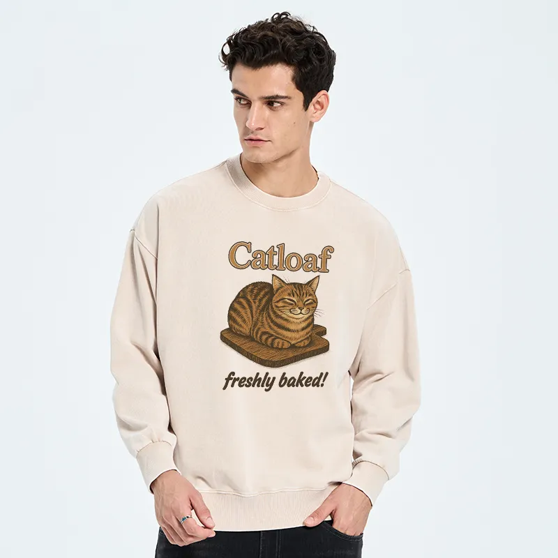 Tokyo-Tiger Japan Catloaf Washed Sweatshirt