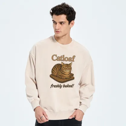 Tokyo-Tiger Japan Catloaf Washed Sweatshirt