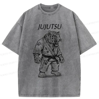 Tokyo-Tiger Judo Tiger Washed T-Shirt
