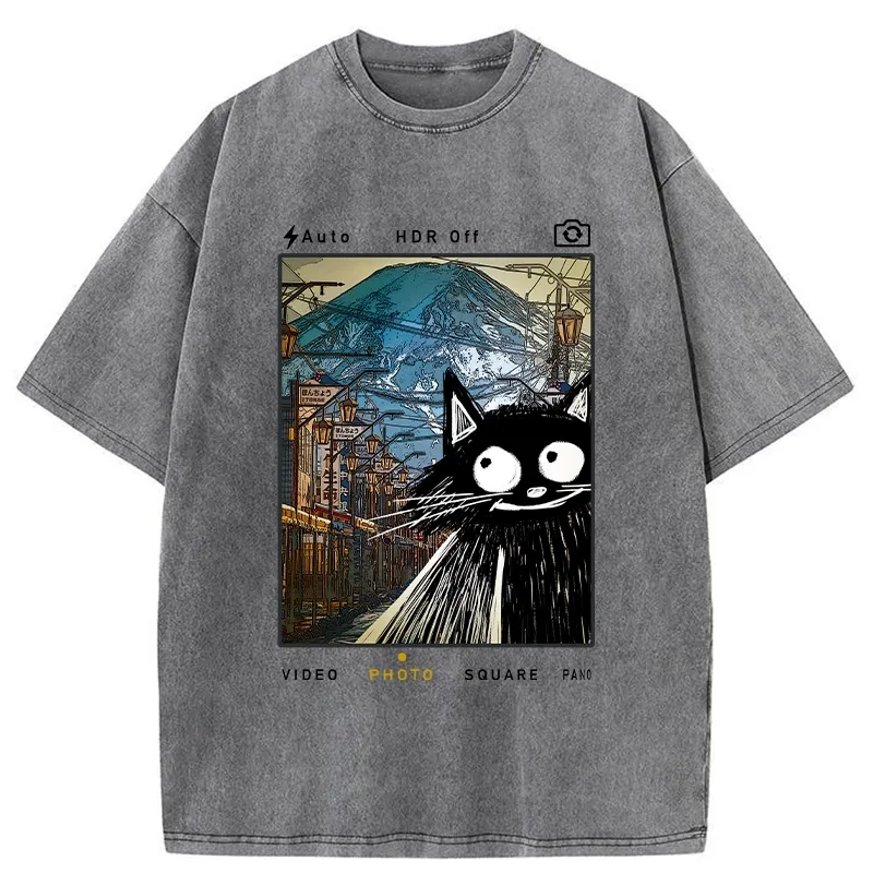 Tokyo-Tiger My Travel Diary-Tokyo Streets Washed T-Shirt
