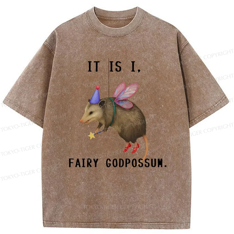 Tokyo-Tiger Fairy Possum Washed T-Shirt