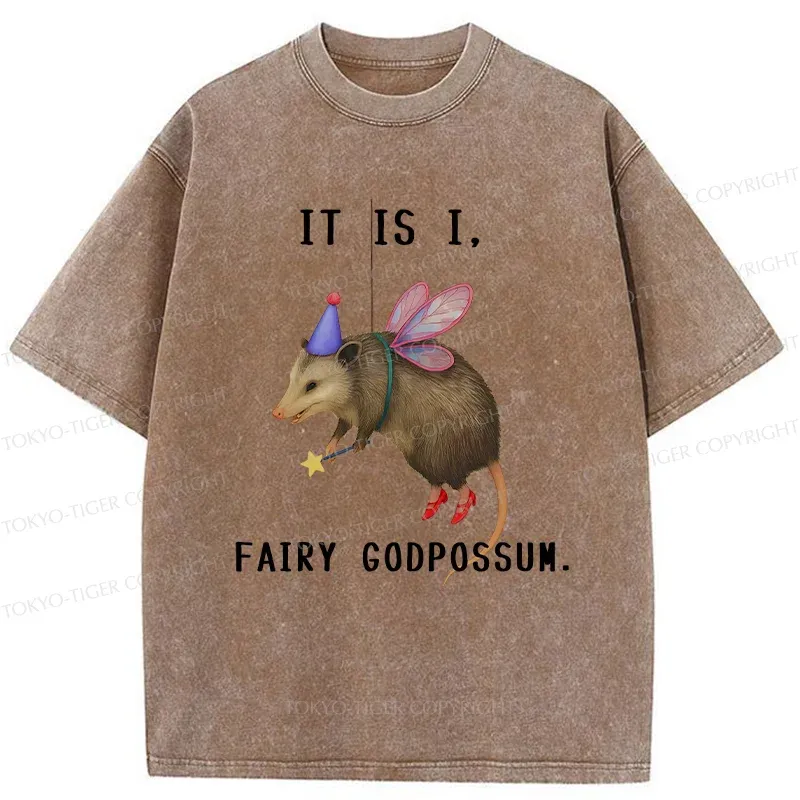 Tokyo-Tiger Fairy Possum Washed T-Shirt