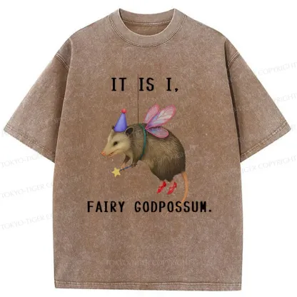 Tokyo-Tiger Fairy Possum Washed T-Shirt