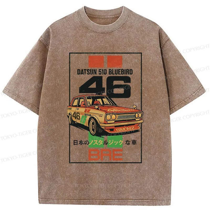 Tokyo-Tiger Classic Racing Japan Washed T-Shirt