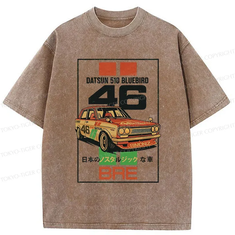 Tokyo-Tiger Classic Racing Japan Washed T-Shirt
