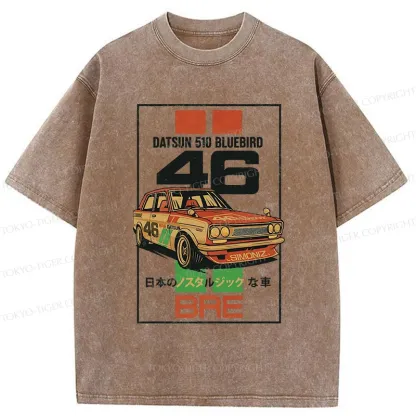 Tokyo-Tiger Classic Racing Japan Washed T-Shirt