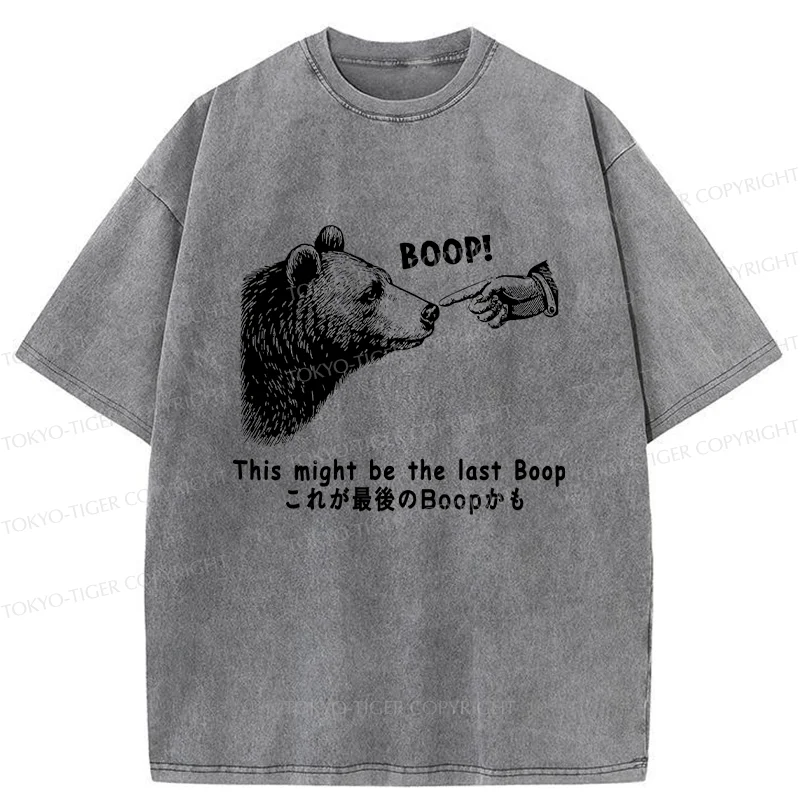 Tokyo-Tiger The Last Boop Washed T-Shirt