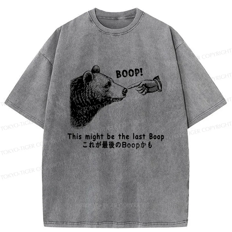 Tokyo-Tiger The Last Boop Washed T-Shirt
