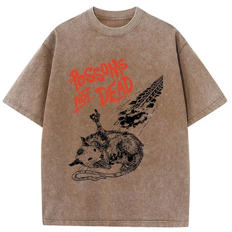 Tokyo-Tiger Possums Don't Die Washed T-Shirt