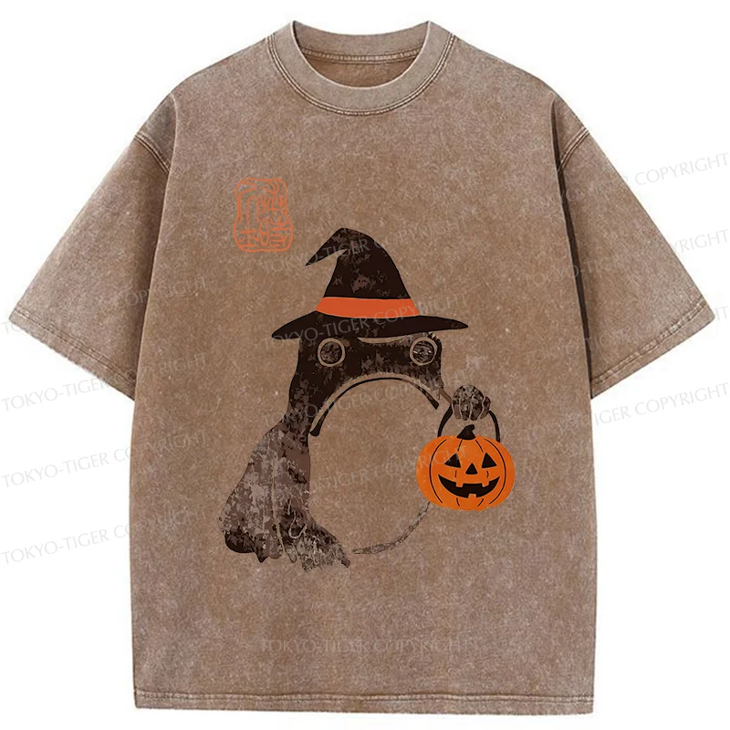 Tokyo-Tiger Halloween Frog Washed T-Shirt