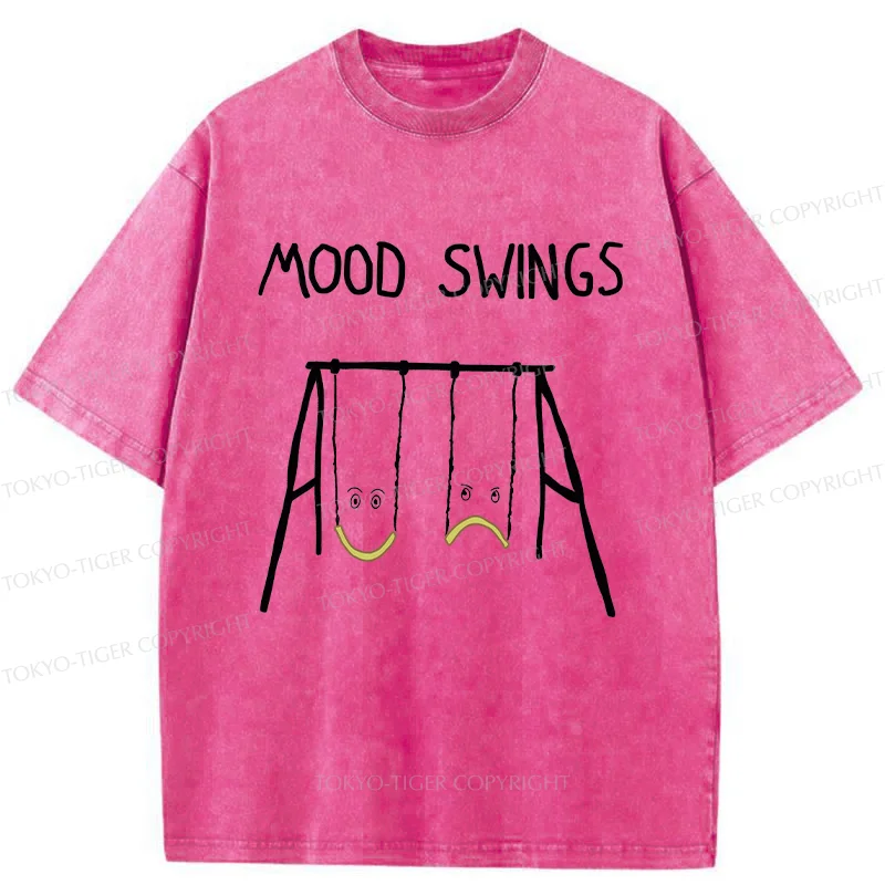 Tokyo-Tiger Swing Changes Your Mood Washed T-Shirt