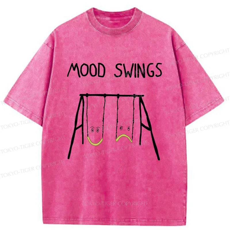 Tokyo-Tiger Swing Changes Your Mood Washed T-Shirt