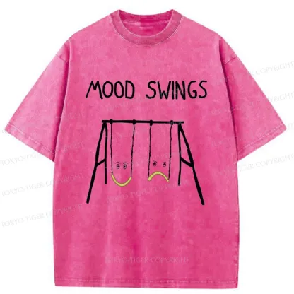 Tokyo-Tiger Swing Changes Your Mood Washed T-Shirt