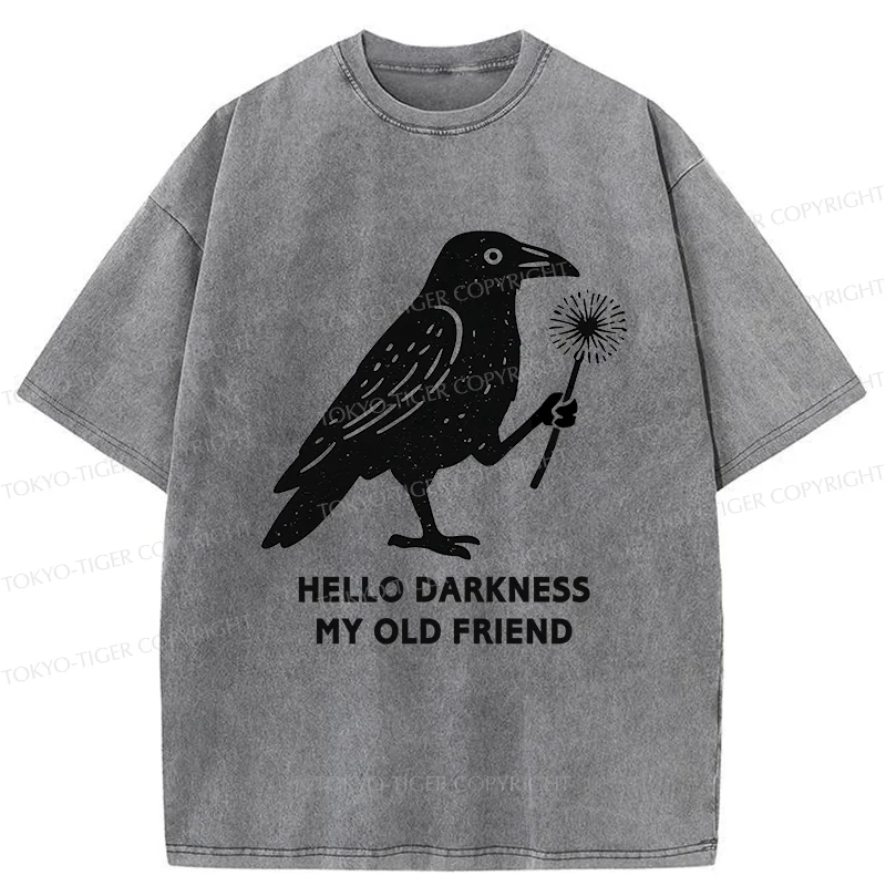 Tokyo-Tiger My Old Friend The Crow Washed T-Shirt