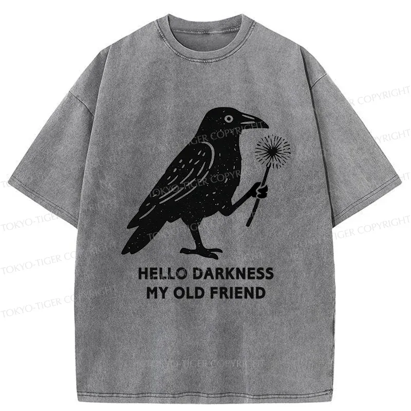 Tokyo-Tiger My Old Friend The Crow Washed T-Shirt