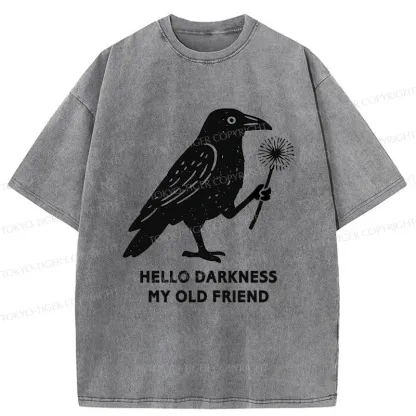 Tokyo-Tiger My Old Friend The Crow Washed T-Shirt