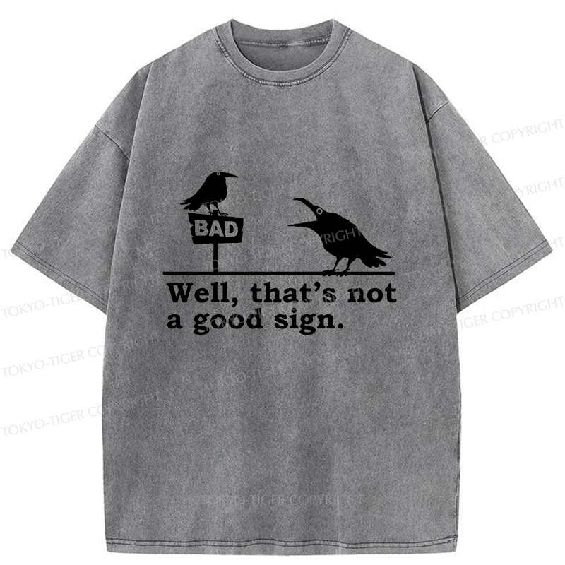 Tokyo-Tiger Bad Omen Washed T-Shirt