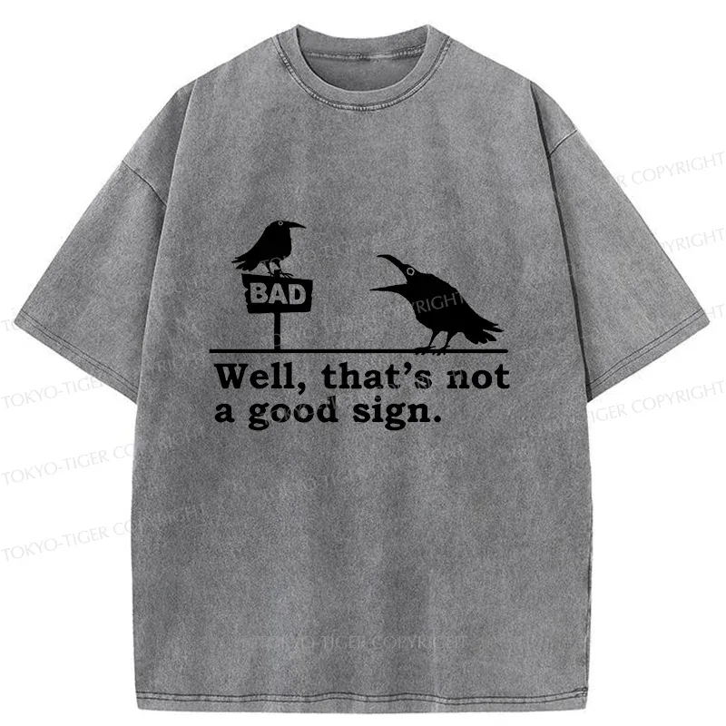 Tokyo-Tiger Bad Omen Washed T-Shirt