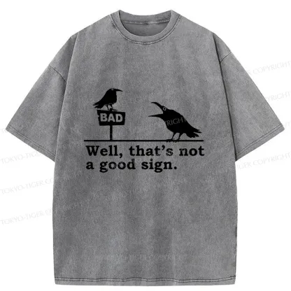 Tokyo-Tiger Bad Omen Washed T-Shirt