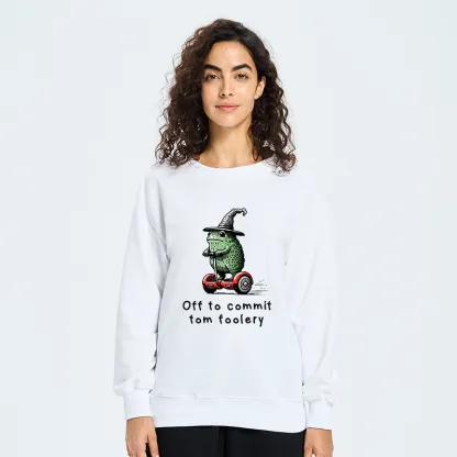 Tokyo-Tiger Frog Riding A Balance Scooter Classic Sweatshirt