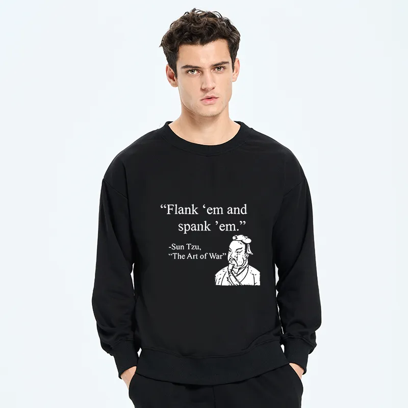 Tokyo-Tiger The Art Of War Funny Classic Sweatshirt