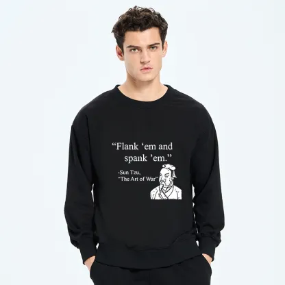 Tokyo-Tiger The Art Of War Funny Classic Sweatshirt