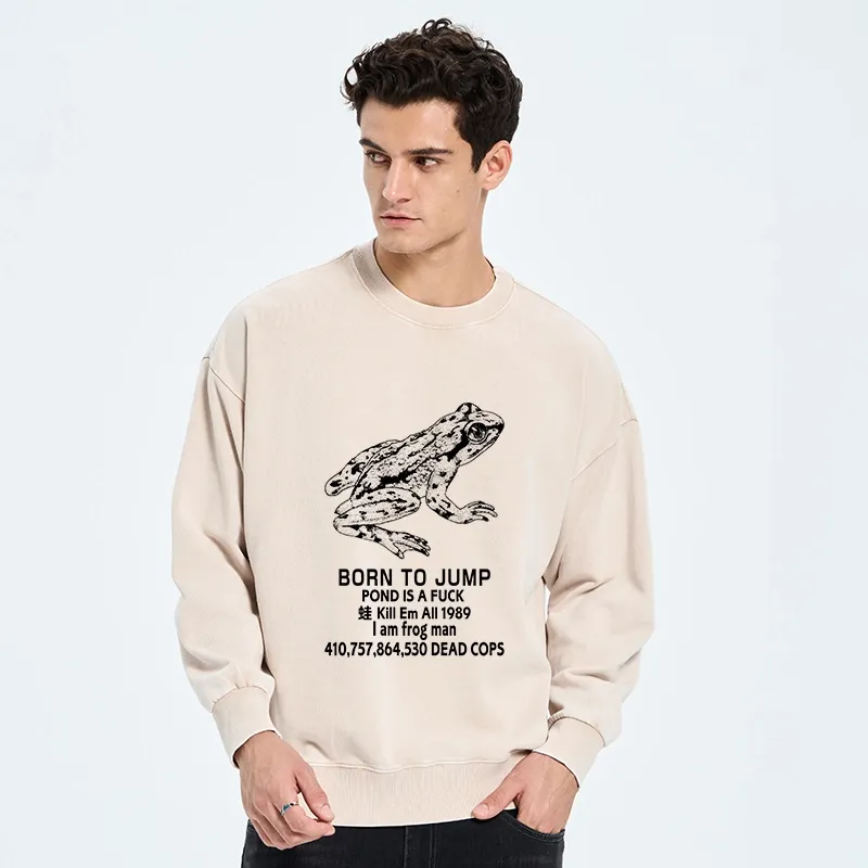 Tokyo-Tiger Born To Jump Washed Sweatshirt
