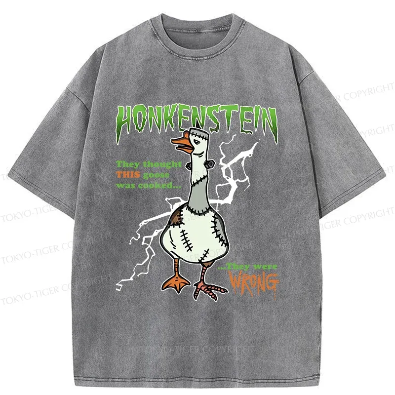 Tokyo-Tiger Halloween Goose Washed T-Shirt