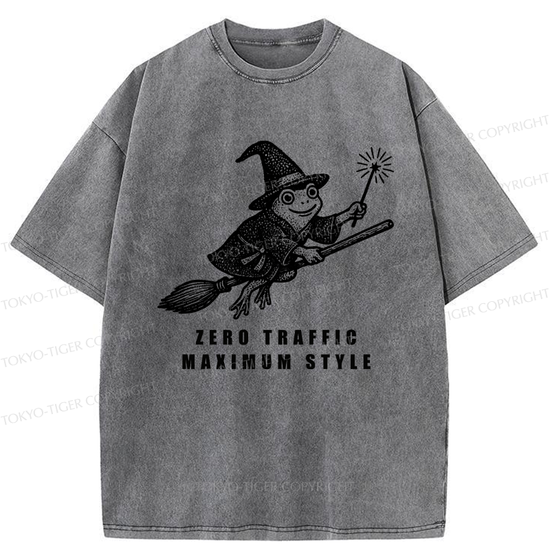 Tokyo-Tiger The Magical Frog Washed T-Shirt