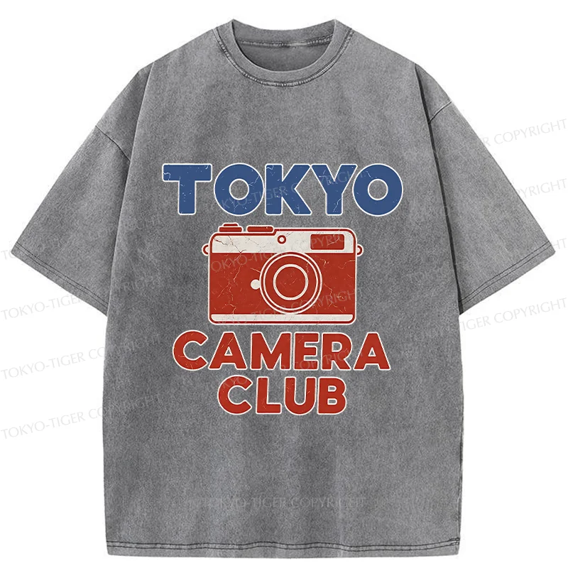 Tokyo-Tiger Tokyo Camera Washed T-Shirt