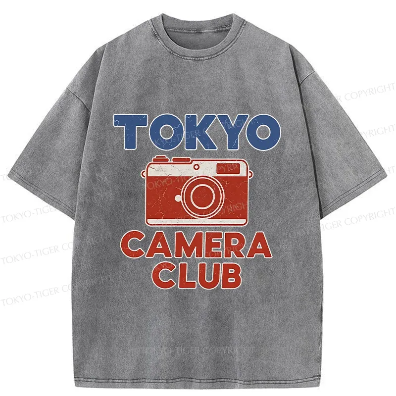 Tokyo-Tiger Tokyo Camera Washed T-Shirt