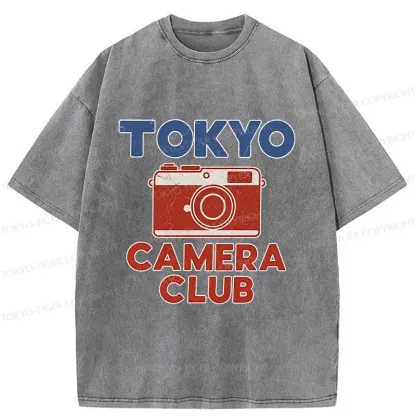 Tokyo-Tiger Tokyo Camera Washed T-Shirt