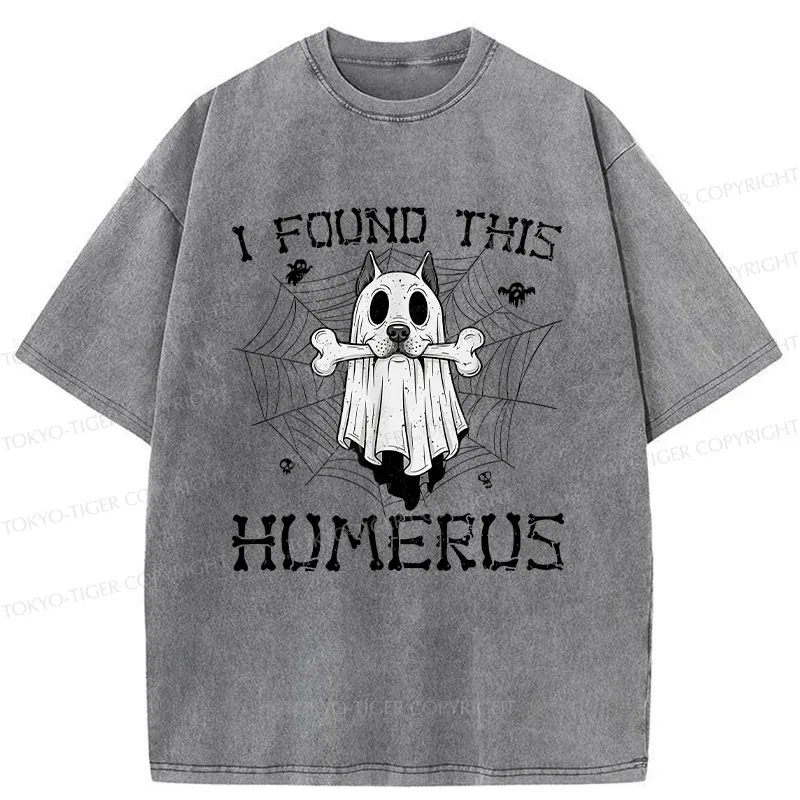 Tokyo-Tiger Halloween Ghost Dog Washed T-Shirt
