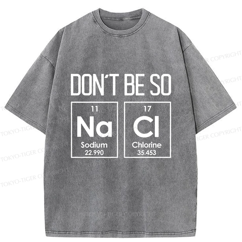 Tokyo-Tiger Salty Funny Washed T-Shirt