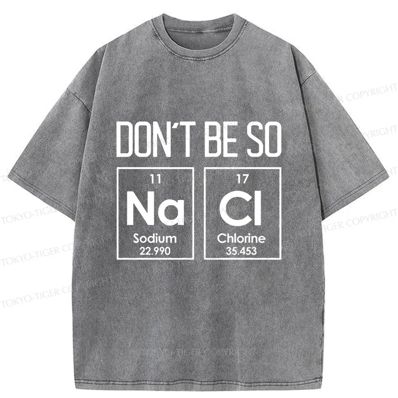 Tokyo-Tiger Salty Funny Washed T-Shirt