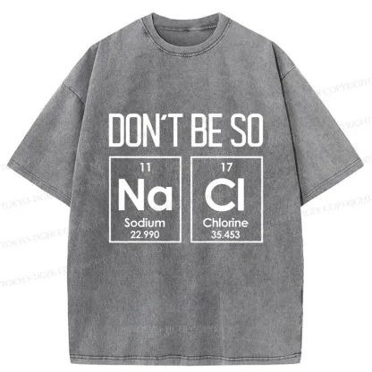 Tokyo-Tiger Salty Funny Washed T-Shirt