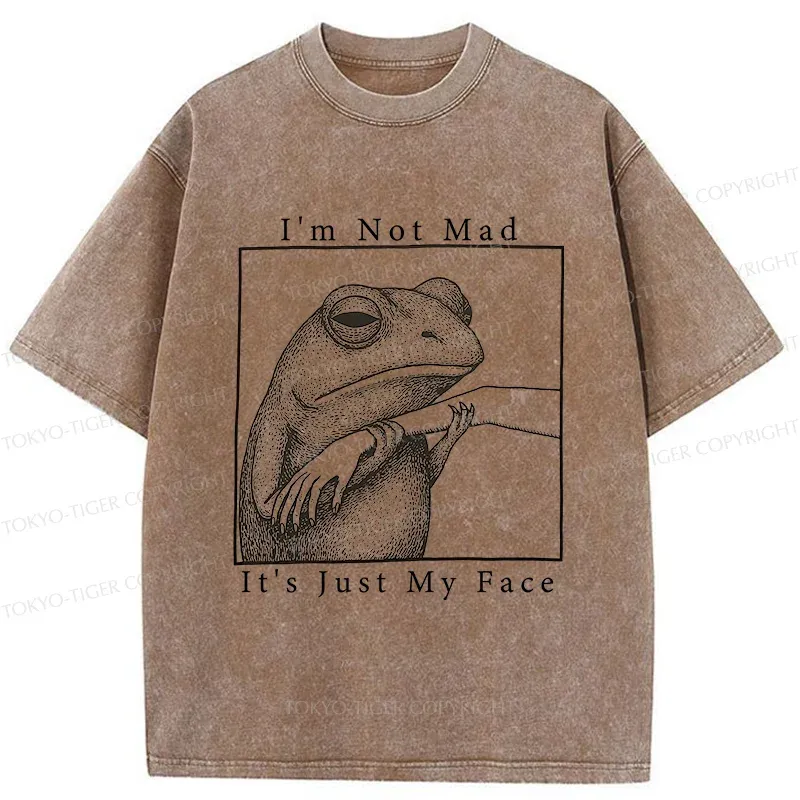 Tokyo-Tiger Expressionless Frog Washed T-Shirt