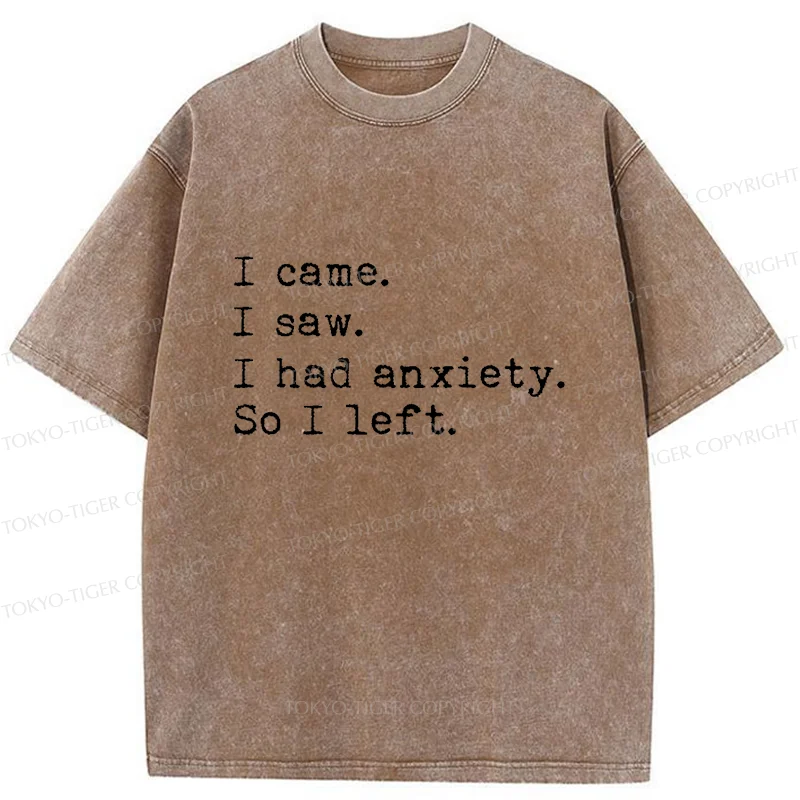 Tokyo-Tiger I'm Anxious Washed T-Shirt
