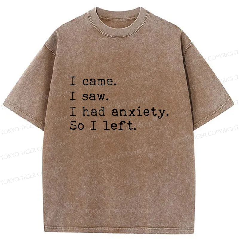 Tokyo-Tiger I'm Anxious Washed T-Shirt